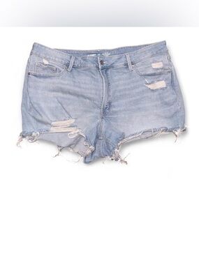Old Navy Light Blue Distressed Denim Cutoff Shorts